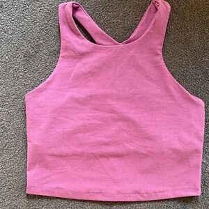 Beyond Yoga Lilac Purple Refocus Cropped Women's Tank Top Medium